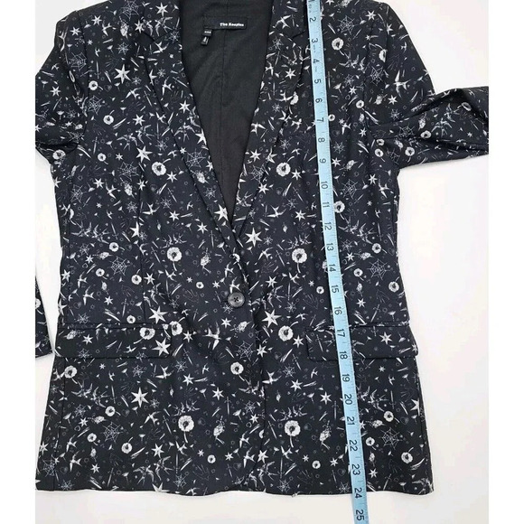 The Kooples Tattoo Print One Button Structured Women's Blazer Jacket XXS - Picture 8 of 9